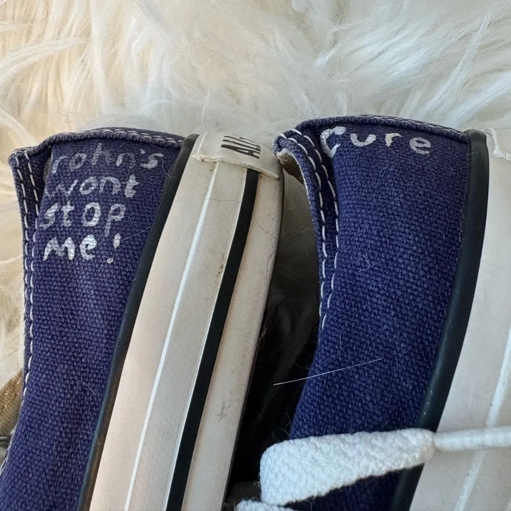 EUC Converse Chuck Taylor All Star Low-Top Sneaker Customized Kids Size 3